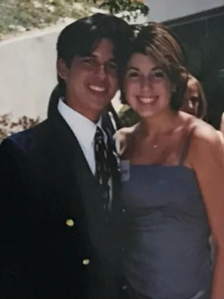 Michelle y Guillermo cuando eran jóvenes